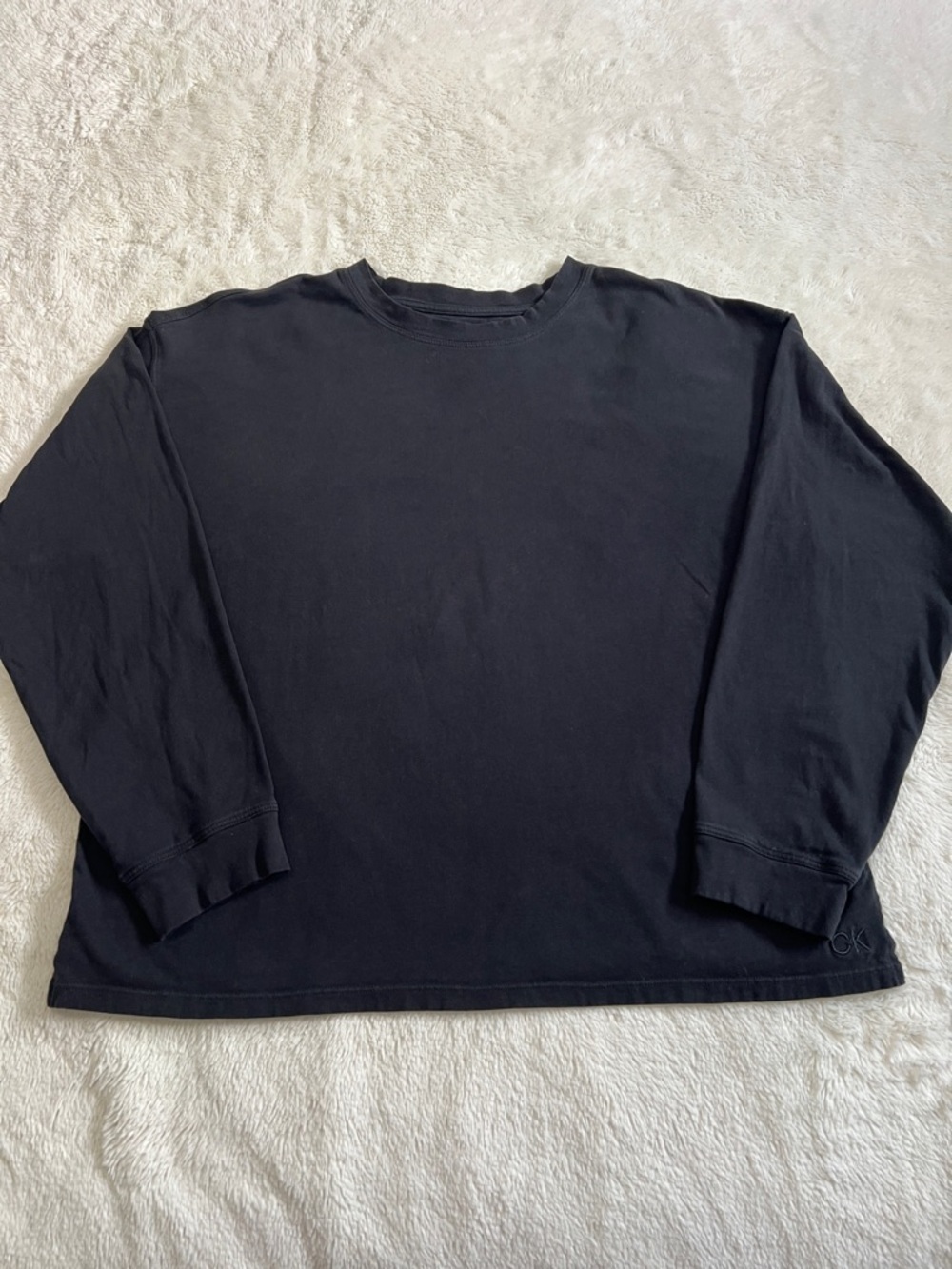 Women’s Calvin Klein Black Long Sleeve Tee